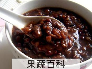 果蔬百科红饭豆粥的做法
