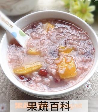 果蔬百科红豆蕃薯粥的做法