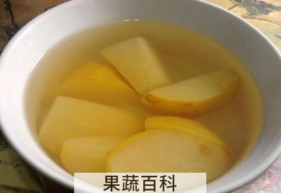 热鸭梨水的功效与作用