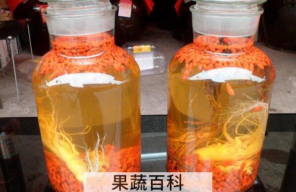 人参枸杞泡酒