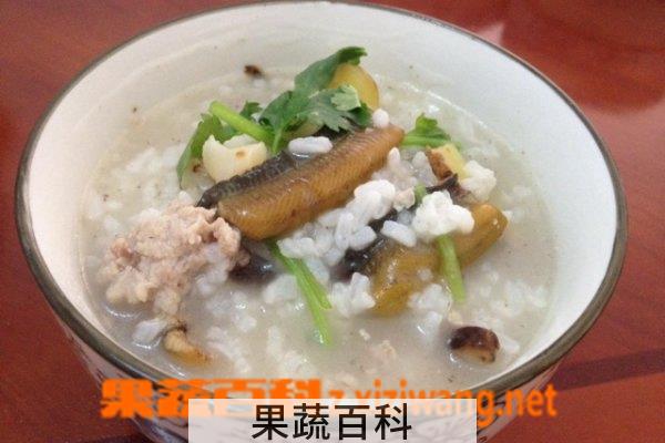 果蔬百科鳝鱼粥的材料和做法步骤