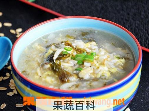 果蔬百科虾皮香芹燕麦粥的做法
