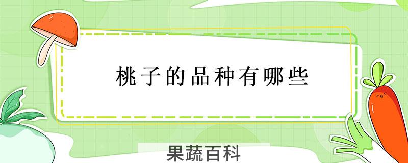 桃子的品种有哪些