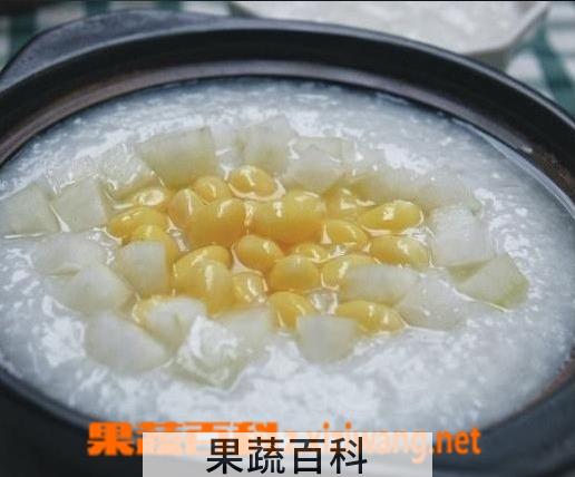 果蔬百科白果冬瓜粥的做法