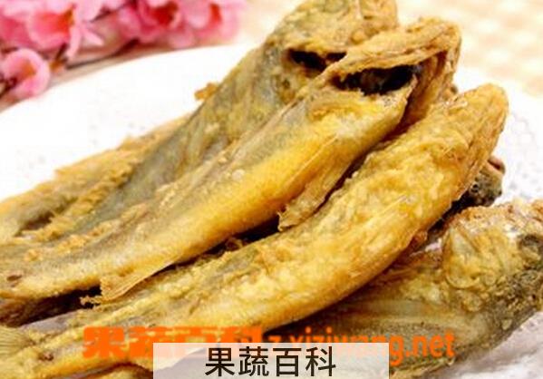 果蔬百科黄花鱼的功效与作用