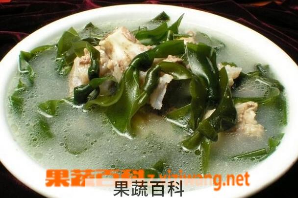 果蔬百科海带排骨汤