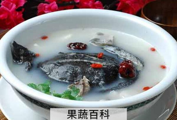 果蔬百科甲鱼汤的功效