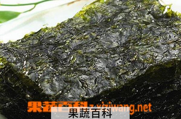 果蔬百科紫菜和什么不能一起吃