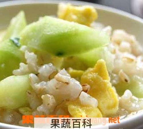 果蔬百科雪梨黄瓜粥的做法