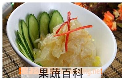 果蔬百科海蜇