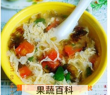 果蔬百科紫菜蛋花汤