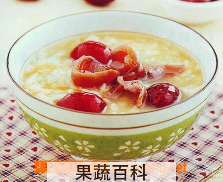果蔬百科红枣龙眼肉粥的做法
