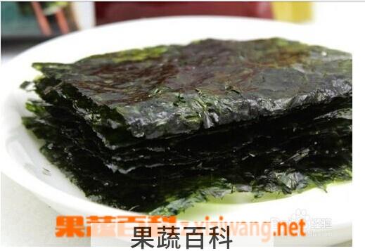果蔬百科海苔的营养价值