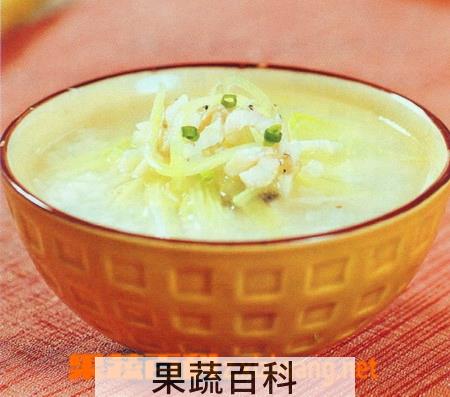 果蔬百科鱼丝青笋粥的做法