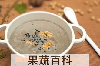 果蔬百科芝麻核桃粥的做法