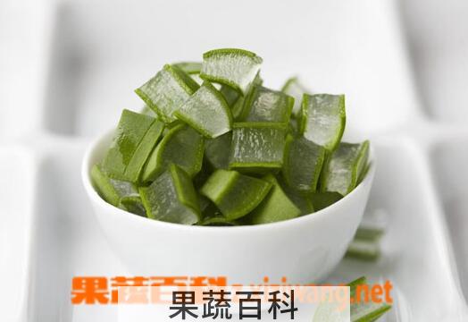果蔬百科食用芦荟的功效与作用