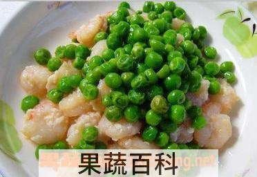 果蔬百科青豆炒虾仁