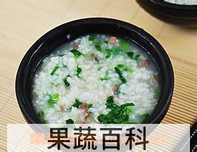 果蔬百科菠菜猪肝粥的做法