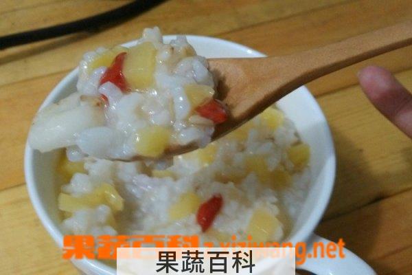 果蔬百科菠萝粥的做法