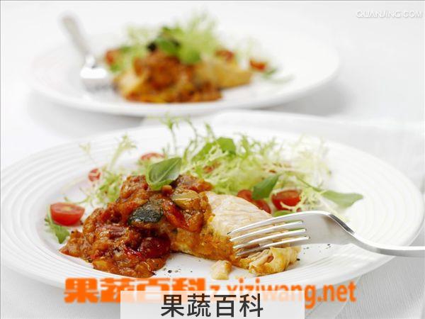 果蔬百科清蒸番茄酱鱼