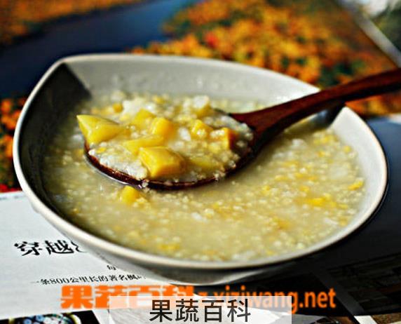 果蔬百科四黄粥的做法