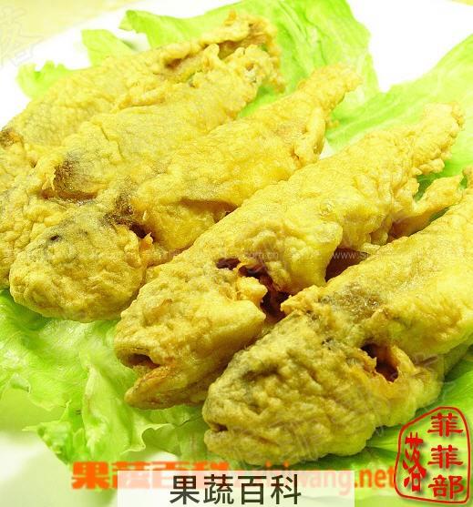 果蔬百科面拖小黄鱼
