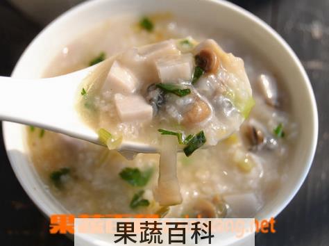 果蔬百科石螺香芋粥的做法