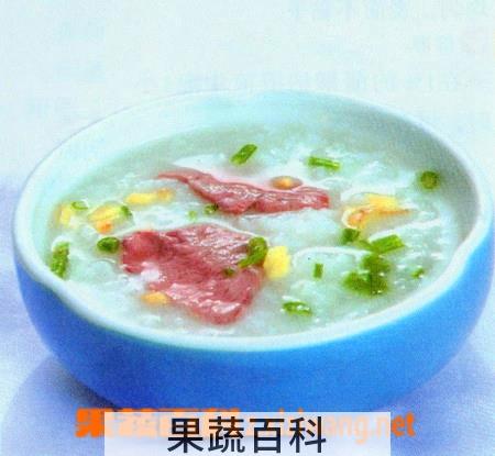 果蔬百科鲜百合腰花猪心粥的做法