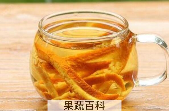 橘子皮泡水的功效与作用