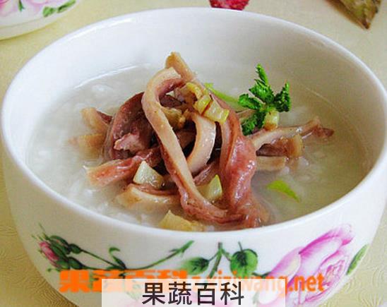 果蔬百科猪肚芋头咸粥的做法