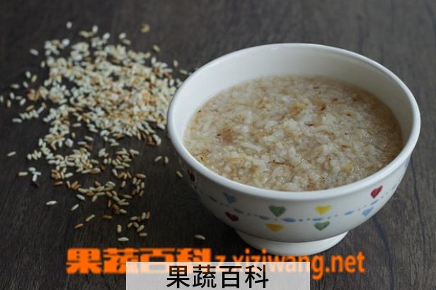 果蔬百科炒米粥的做法