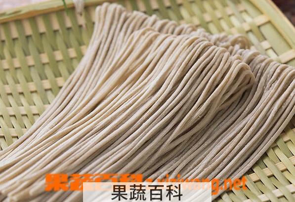 果蔬百科荞麦面的功效与作用