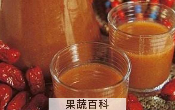 大枣汁的功效与作用