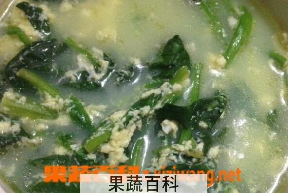 果蔬百科鸡蛋菠菜粥