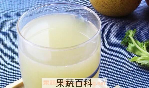 雪梨汁的功效与作用 鲜榨雪梨汁的功效