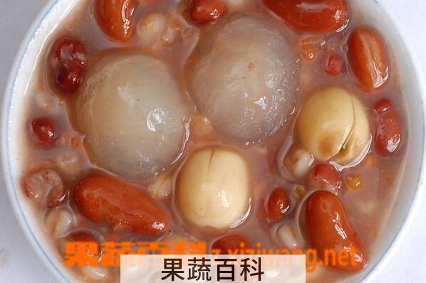 果蔬百科桂圆八宝粥