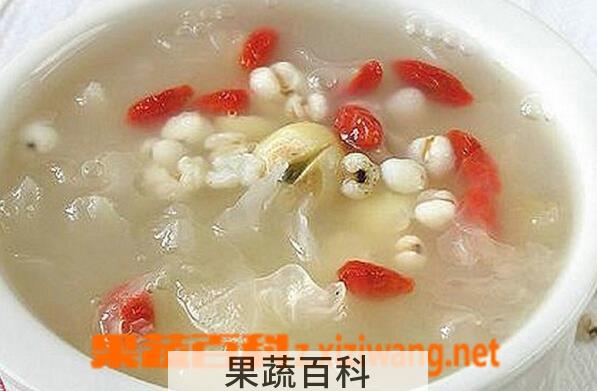 果蔬百科夏季美容养生粥
