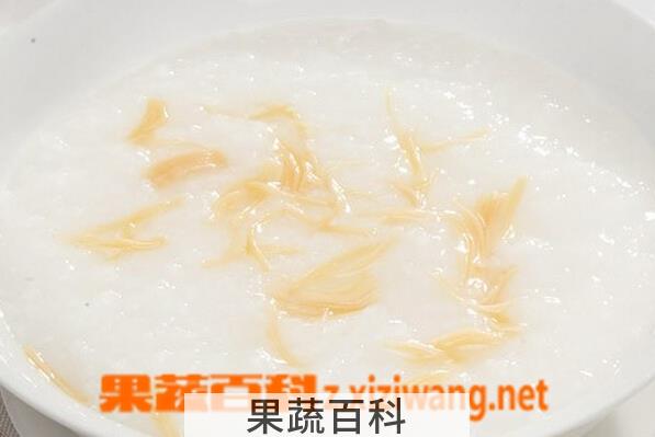 果蔬百科瑶柱白粥