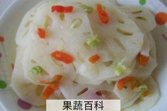 醋泡莲藕的功效与作用