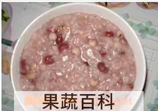 果蔬百科薏仁红豆粥