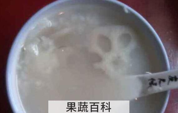 莲藕稀饭的功效与作用