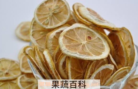 干柠檬片泡水的功效