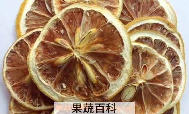 干柠檬片泡水的功效