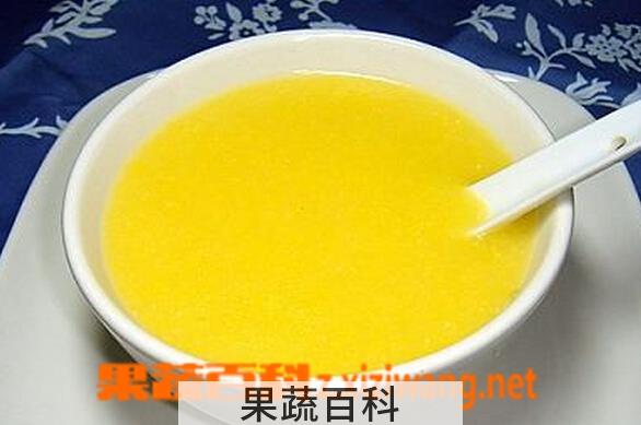 果蔬百科玉米面粥