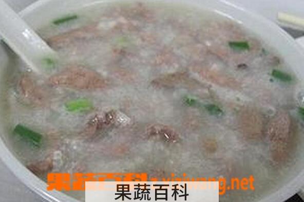 果蔬百科猪肝粥