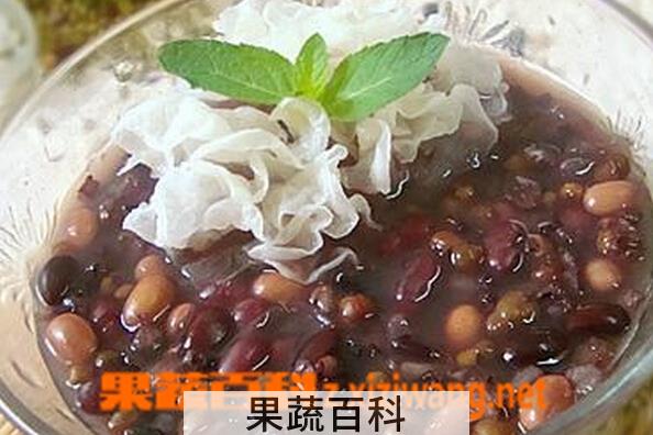 果蔬百科五豆养颜粥