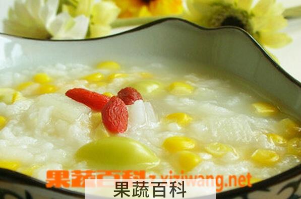 果蔬百科山药玉米粥