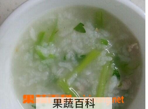 果蔬百科芹菜粥