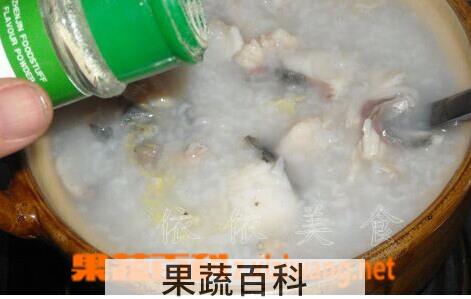 果蔬百科鱼片粥