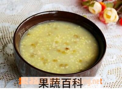 果蔬百科绿豆小米粥